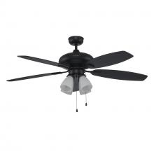 Trans Globe F-1035 BK - 52" FAN-4LT TURTLE KIT-BK-1/2" ROD